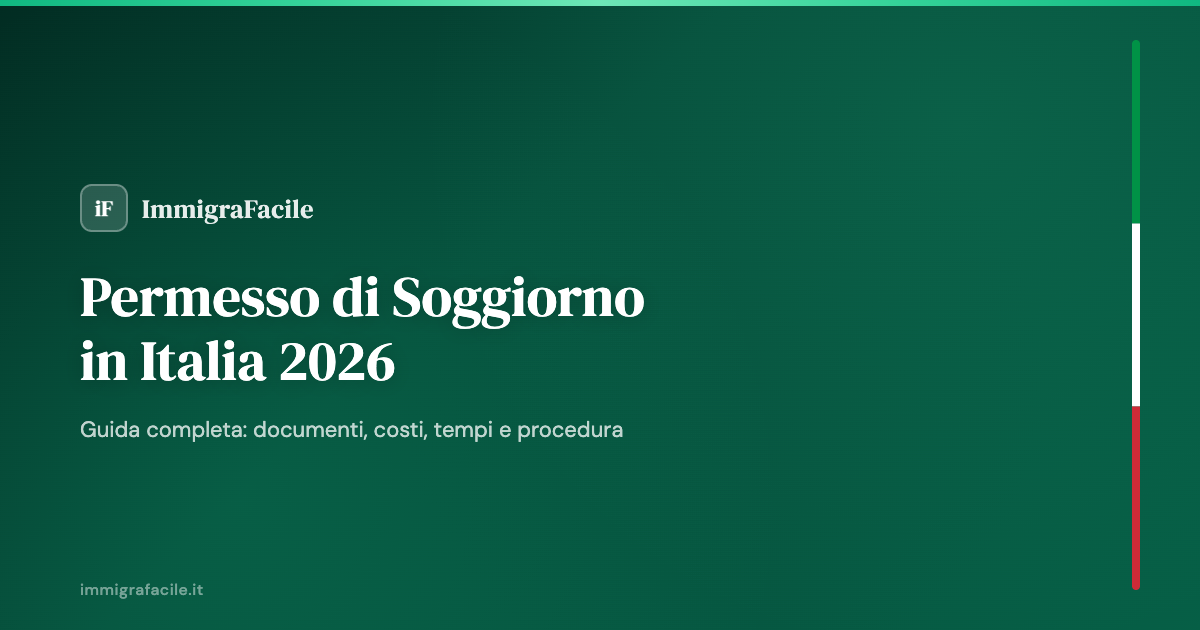 Permesso di soggiorno Italia - consulenza e assistenza online